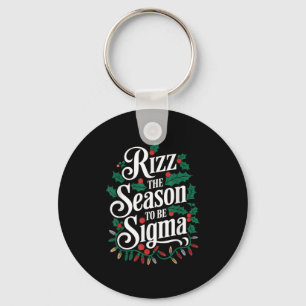 Rizz, som ska vara Sigma Funny Memjul H Nyckelring