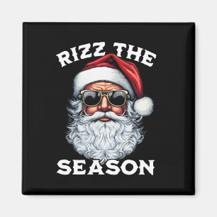 Rizz The Season Dumma jul Roliga jul Santa Män Te Magnet