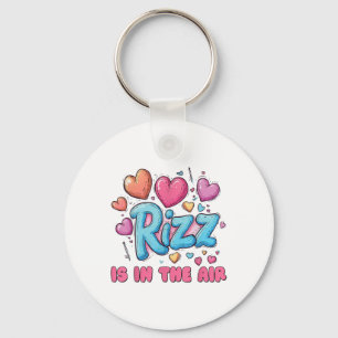 Rizz Valentines day - Cute Hearts Memay säger Nyckelring