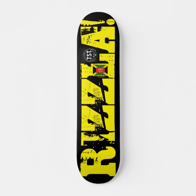 RIZZLA ! Skateboard, 7¾" Däck Mini Skateboard Bräda 18,5 Cm (Framsida)