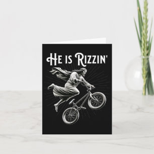 Rizzler Får Luft Roligt Rizz Han Är Rizzin Jesus Kort