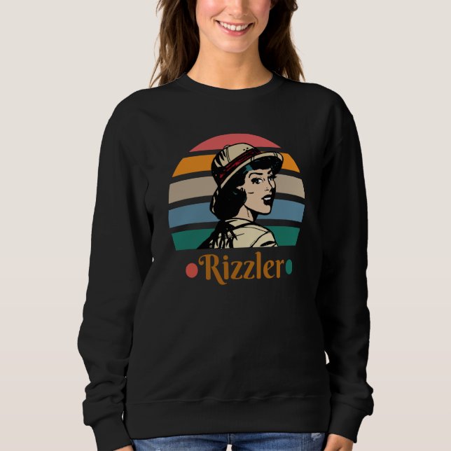 Rizzler Gen Z Urban Slang T Shirt (Framsida)
