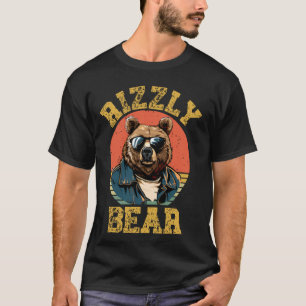 Rizzly Bear Funny Rizz W Rizz Viral Internet Memin T Shirt