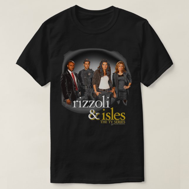 Rizzoli & Isles Cast Premium T Shirt (Design framsida)