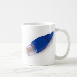 rj45 - datornätkontaktdon kaffemugg