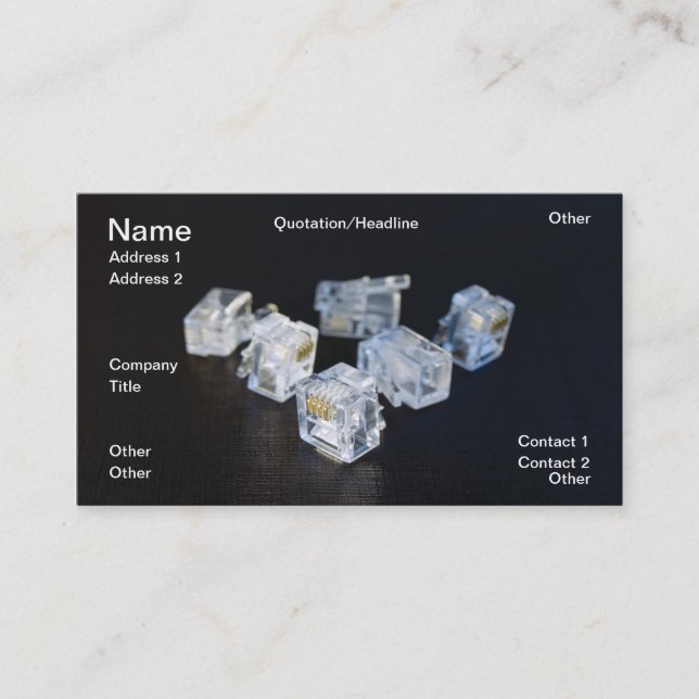 RJ45 VISITKORT (Framsida)