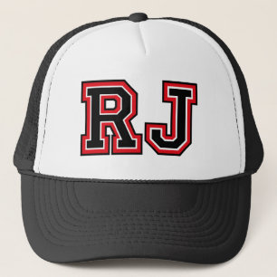 "RJ-" Monogram Truckerkeps