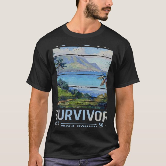 RJC Road to Hana Survivor Maui Hawaii Trip Adventu T Shirt (Framsida)