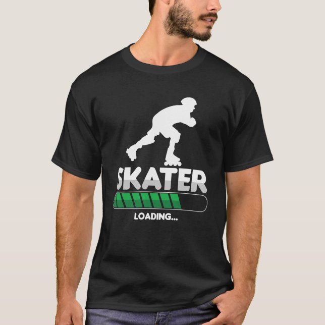 Rk8 Inline Roller Skates Skater Inline Sports Skat T Shirt (Framsida)