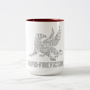 RK Griffin TwoTone GREYlogo Två-Tonad Mugg