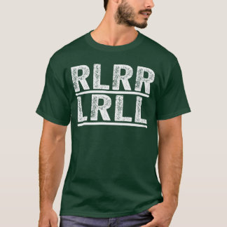 RLRR LRLL Trumma Batteri Trummare RLRR LRLL vinta T Shirt