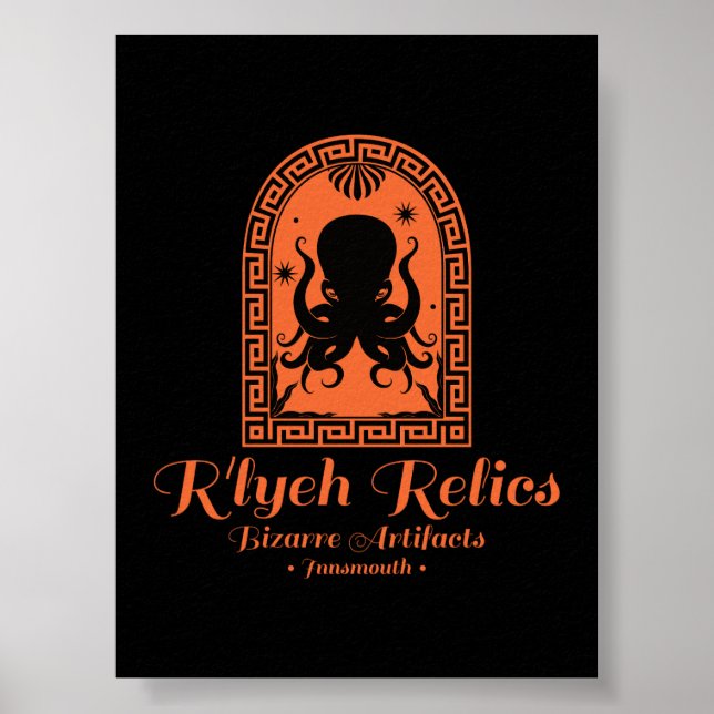 R'lyeh Relics Innsmouth Antiques Poster (Framsidan)