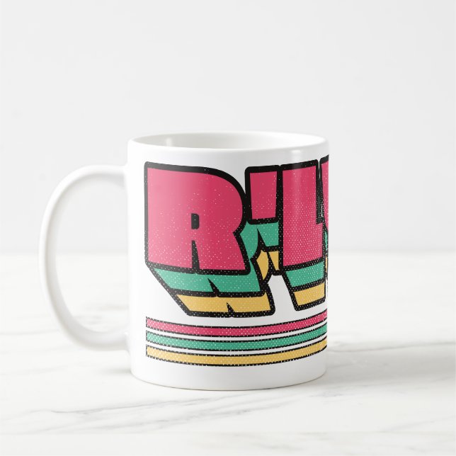 R'lyeh Retro Label Cthulhu Kaffemugg (Vänster)