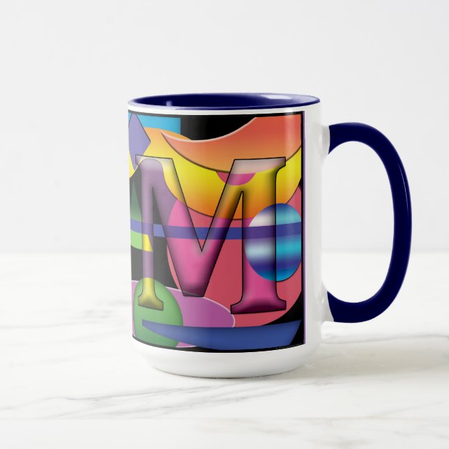 RM Monogrammat kaffe mugg (Höger)
