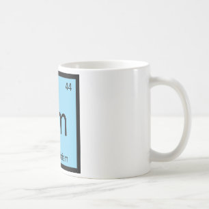 Rm - periodiskt bord för romantisk konstkemi kaffemugg