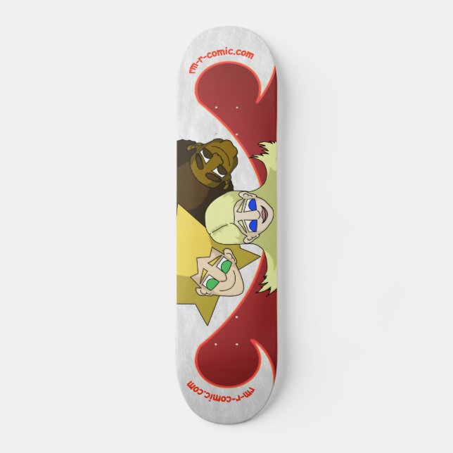 rm -r serie skateboard bräda 19,5 cm (Framsida)