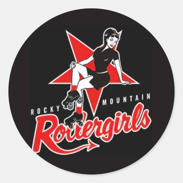 RMRG-klistermärken Runt Klistermärke (Framsida)