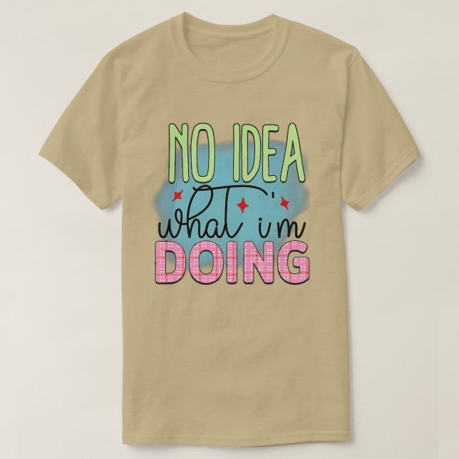 Rms003616 Ingen aning om vad han gör T Shirt (Design framsida)