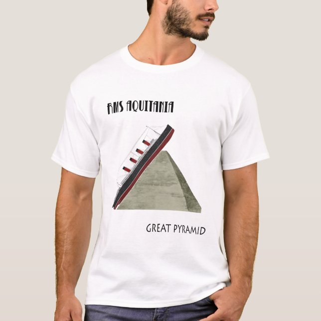 RMS Aquitania T-shirt (Framsida)