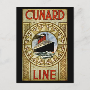RMS Berengaria Cunard Line Vintage Luxury Liner Vykort
