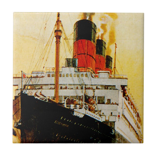 RMS Berengaria Kakelplatta (Framsidan)