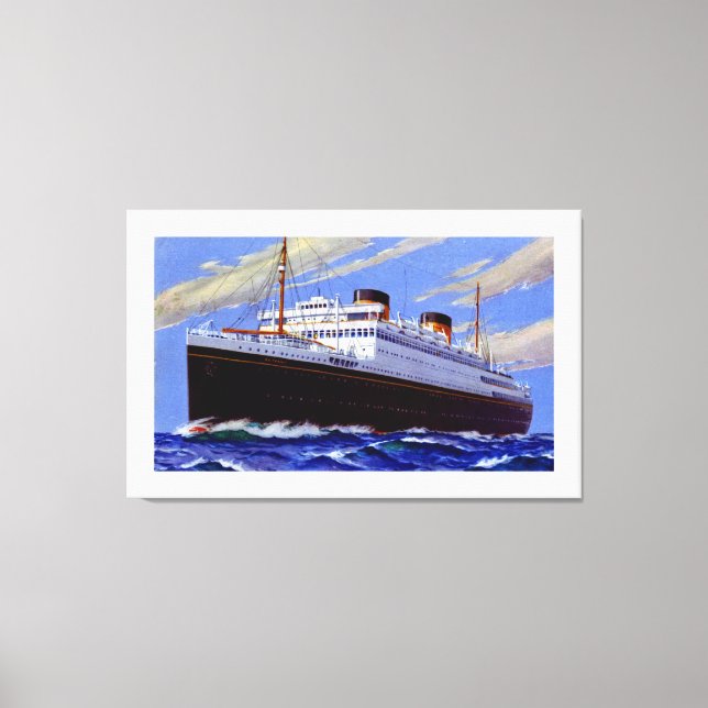 RMS Britannic ~ L Canvastryck (Framsida)