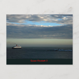 Rms-drottning Elizabeth 2 Vykort