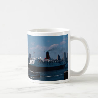 Rms-drottning Elizabeth II", haveyeliner Kaffemugg