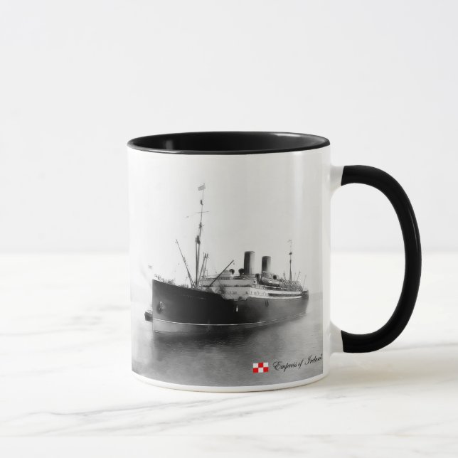 Rms-Empress av Irland Mugg (Höger)
