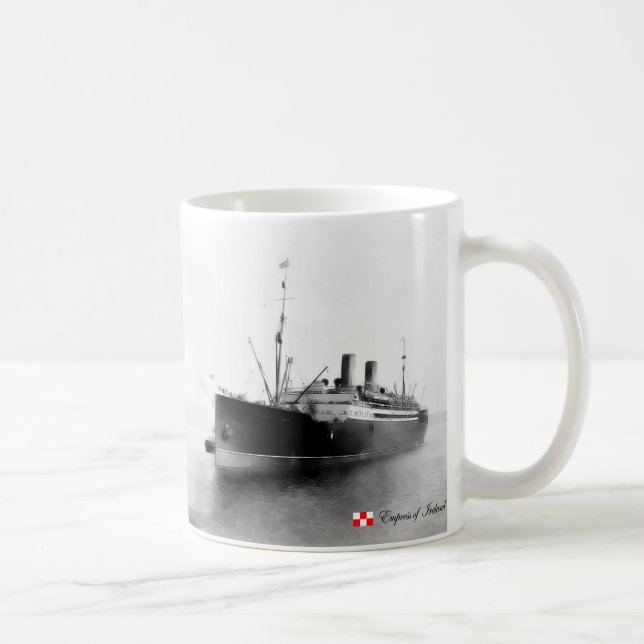 Rms-Empress av Irland Mugg (Höger)