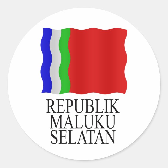 RMS flag Runt Klistermärke (Framsida)