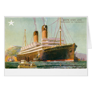 RMS LaurGilautentiska Hälsningskort
