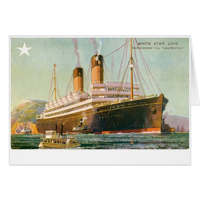 RMS LaurGilautentiska Hälsningskort (Framsidan Horizontal)