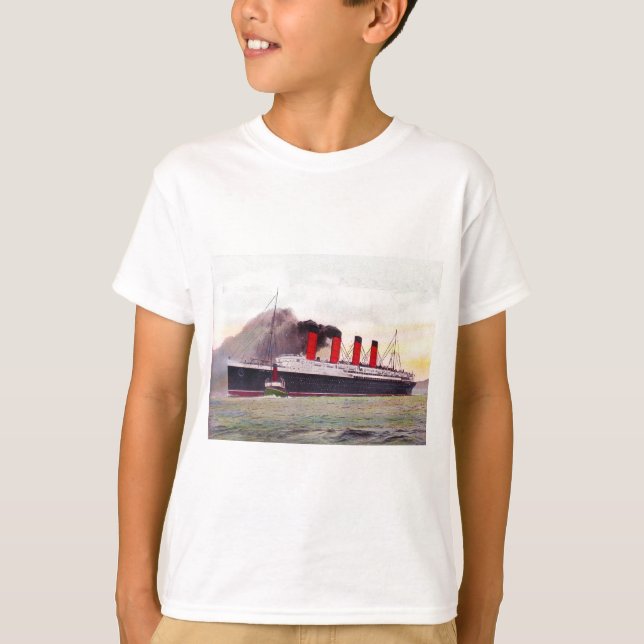 Rms-Lusitania 1907 T-shirt (Framsida)