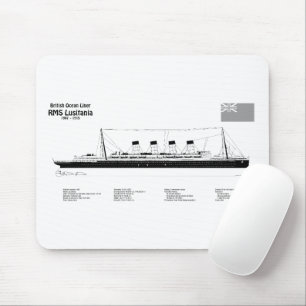 RMS Lusitania - Frakt Blueprint Plans BD Musmatta