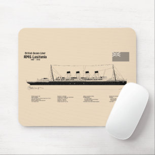 RMS Lusitania - Frakt Blueprint Plans SD Musmatta