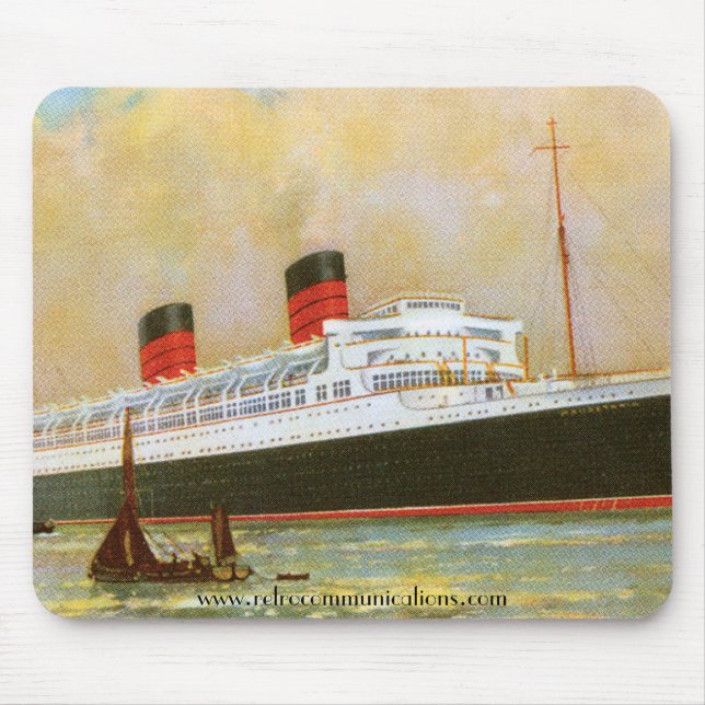 RMS Mauretainia Mousepad Musmatta (Framsidan)
