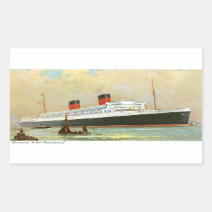 RMS Mauretainia Rektangulärt Klistermärke