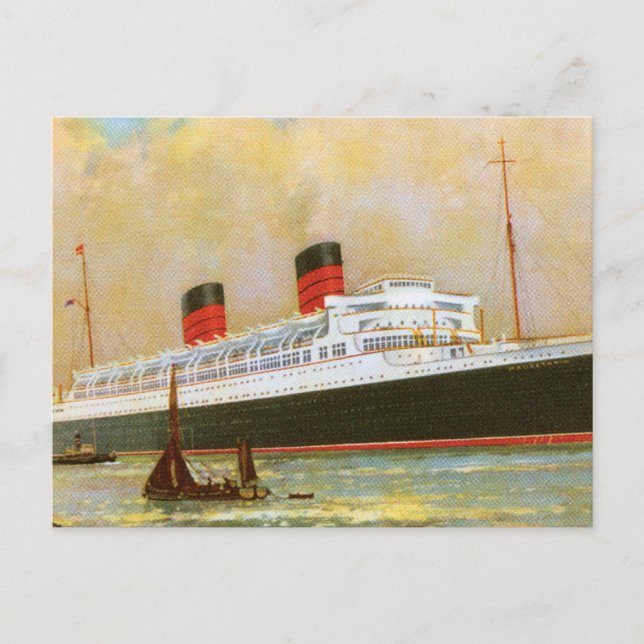 RMS Mauretainia Vykort (Framsida)