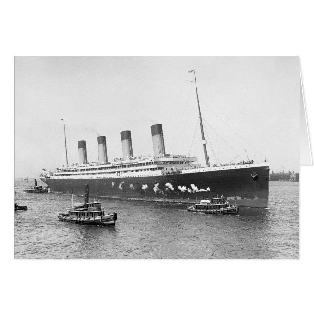 RMS Olympic, 1911 Hälsningskort (Framsidan Horizontal)