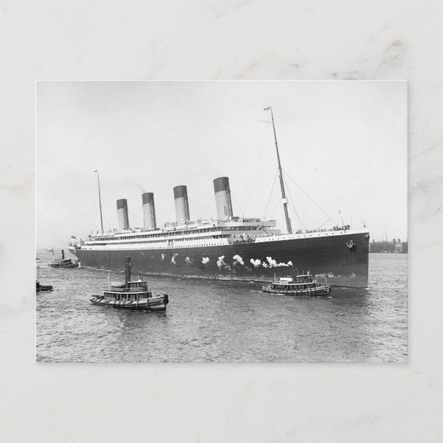 RMS Olympic, 1911 Vykort (Framsida)