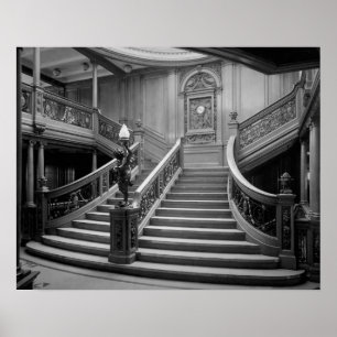 RMS Olympic Grand Staircase - Anpassningsbar Poster