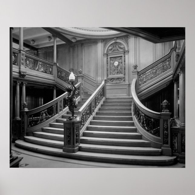 RMS olympisk Grand Staircase - Anpassningsbar Poster (Framsidan)