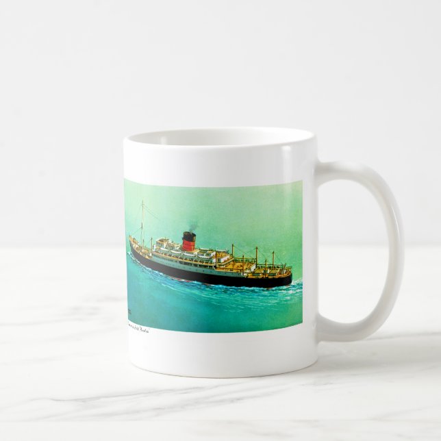 RMS Parthia Kaffemugg (Höger)