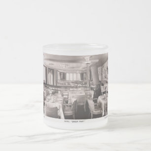 Rms-passagerarefrakten, drottningen Mary, grillar Frostad Glasmugg