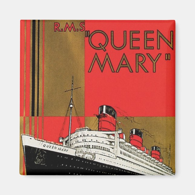 RMS Queen Mary Magnet (Framsidan)