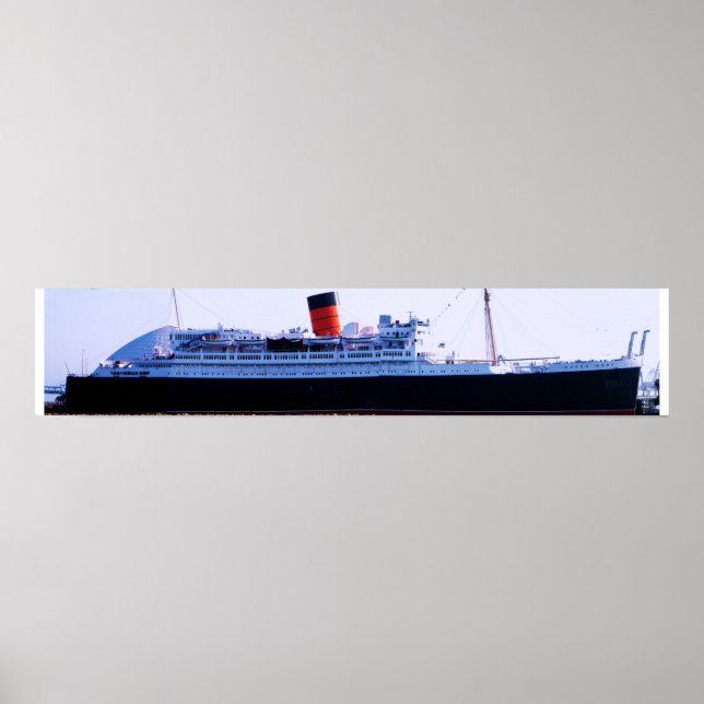 RMS Queen Mary Poster (Framsidan)