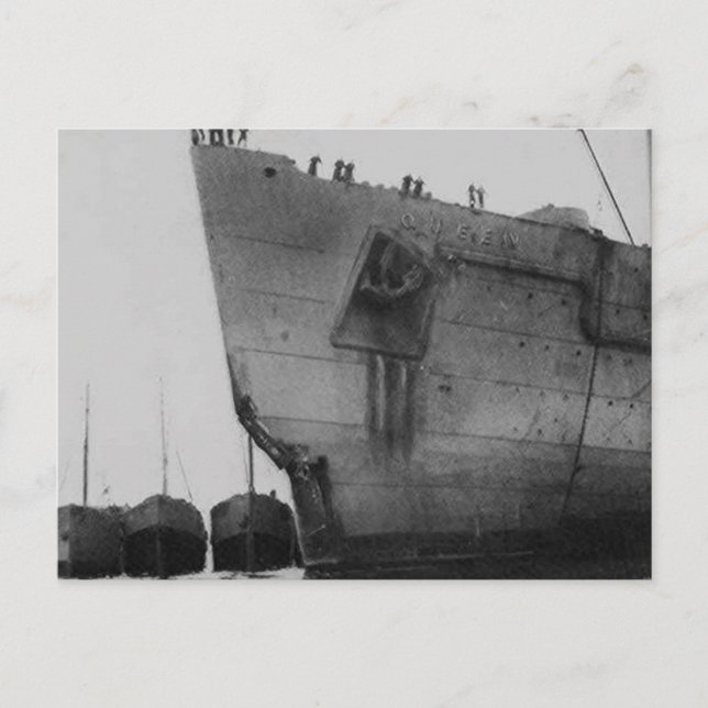 RMS Queen Mary Postkortsamlingen Vykort (Framsida)