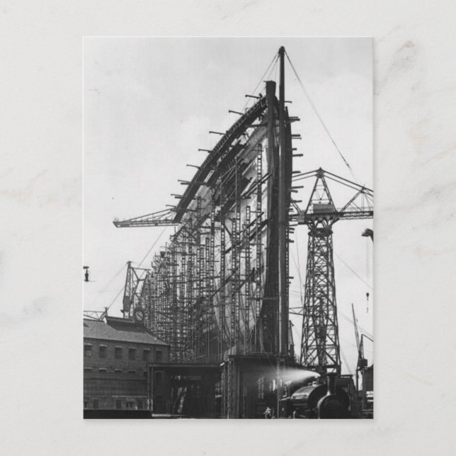 RMS Queen Mary Postkortssamling Vykort (Framsida)