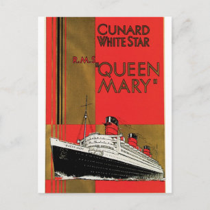 RMS Queen Mary Vykort